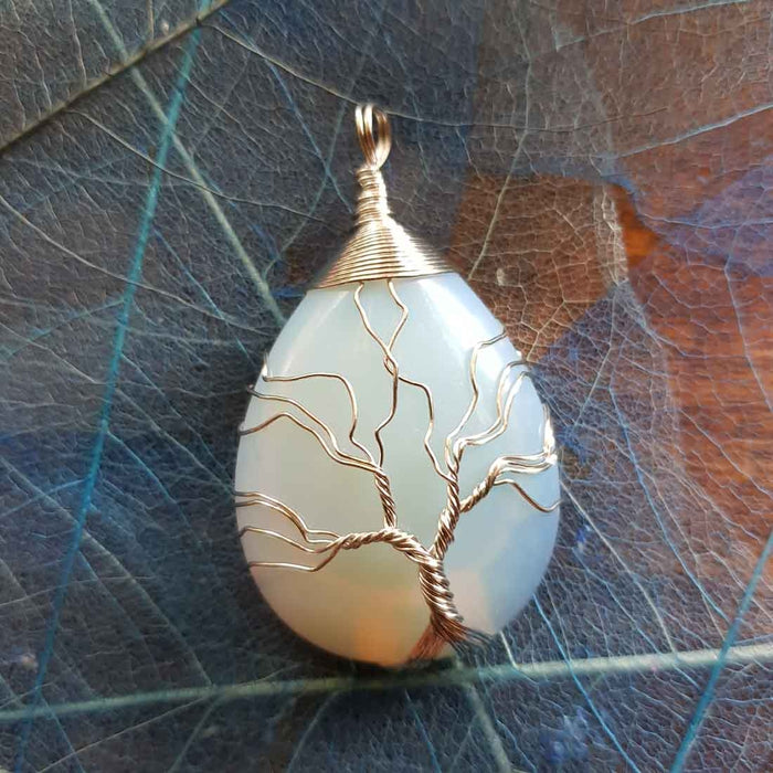Opalite Tree of Life Wired Pendant