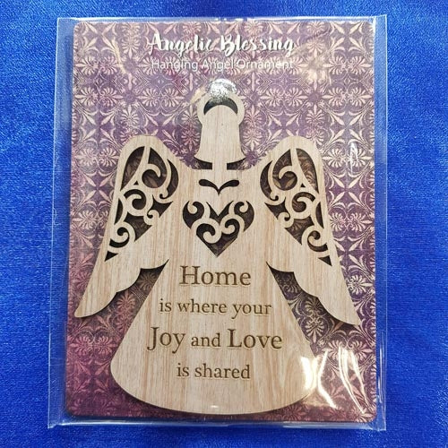 Home is Where Your Joy and Love is Shared Hanging Ornament (10x9cm)