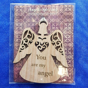 You Are My Angel Hanging Ornament (10x9cm)