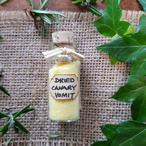 Dried Canary Vomit (assorted mini) from The Potion Master