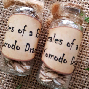 Bottled Scales of a Baby Komodo Dragon (assorted mini) from The Potion Master