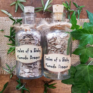 Bottled Scales of a Baby Komodo Dragon (assorted medium) from The Potion Master