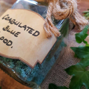 Bottled Coagulated Blue Blood (assorted large) from The Potion Master