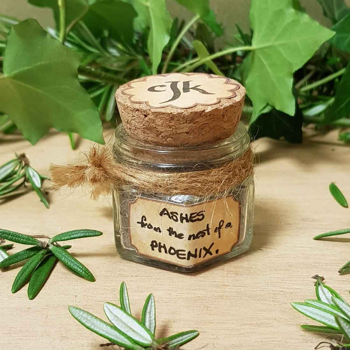Bottled Ashes From the Nest of a Phoenix (assorted small) from The Potion Master