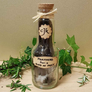 Bottled Feathers from a Bird of Prey (assorted large) from The Potion Master
