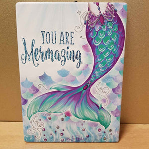 You Are Mermaizing Mindful Soul Plaque (Lisa Pollock) 18x13cm