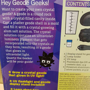 Glowing Crystal Geode Project Kit