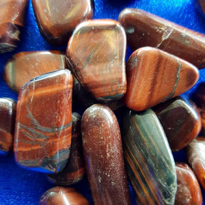 Red Tigers Eye Tumble. (small assorted)