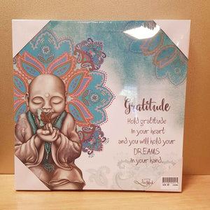 Gratitude Mindful Soul LED Canvas (30x30cm)