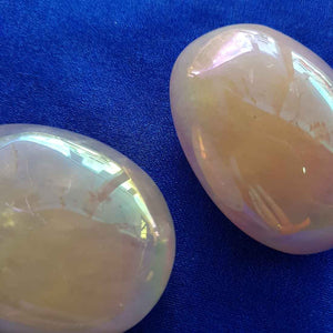 Rose Aura Palm Stone (assorted approx. 6-6.5x3.5-4.5x1.8-2.8cm)