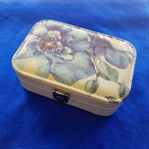 Blue Floral Jewellery Box (small)