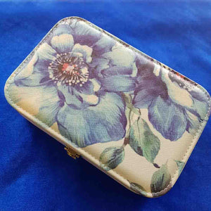 Blue Floral Jewellery Box