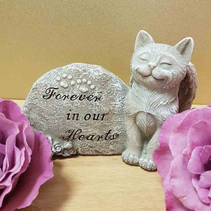 Forever in Our Hearts Cat (approx 10x15cm)