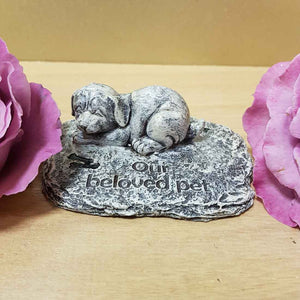 Our Beloved Pet Dog Memorial (approx 10x8cm)