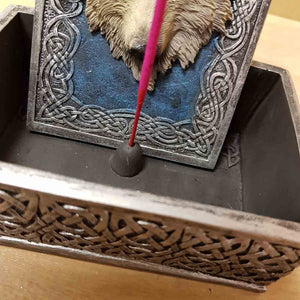 Wolf Box Incense Holder