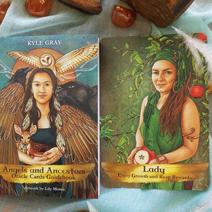 Angels and Ancestors Oracle Cards (55 cards and guide book)