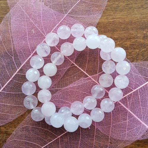 Rose Quartz Faceted Bracelet