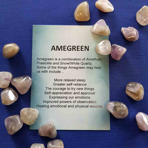 Amegreen Crystal Card (assorted backgrounds)
