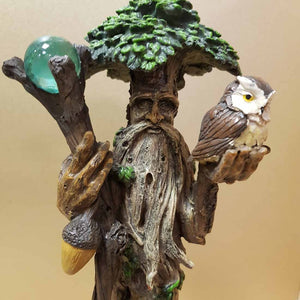 Tree Man with Owl (approx 30x11cm)