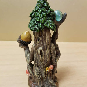 Tree Man with Staff & Acorn (approx 13x6cm)