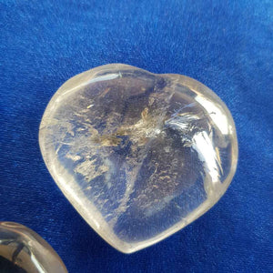 Clear Quartz Heart (assorted approx 4x4-5.5x4.5cm)