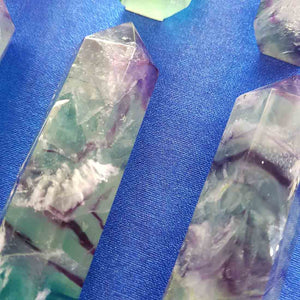 Rainbow Fluorite Polished Point (assorted approx. 7-8x2-2.5cm)