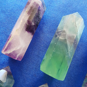 Rainbow Fluorite Polished Point (assorted approx. 7-8x2-2.5cm)