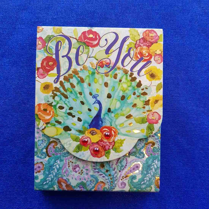 Be You Peacock Notepad (approx 10x7.5cm)