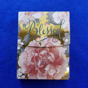 Blessed Bejewelled Notepad (approx 10x7.5cm 75 sheets)