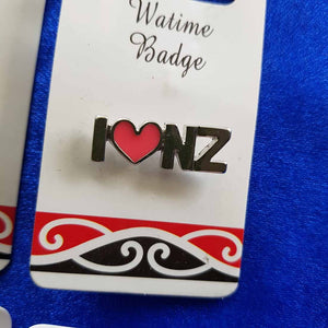 I Love NZ Pin