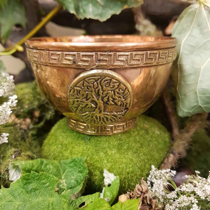 Tree of Life Copper Bowl (approx. 8x3.5cm)