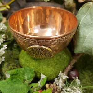 Tree of Life Copper Bowl (approx. 8x3.5cm)
