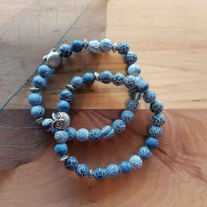 Blue Agate (dyed) Bracelet