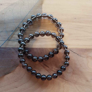 Smoky Quartz Ball Bracelet