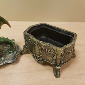 Green Dragon Trinket Box (14x9x6cm)