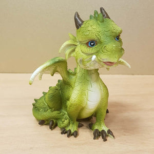 Green Standing Dragon (13x0.5x11cm)