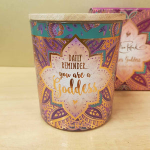 You Are a Goddess Candle (with box)