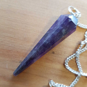 Amethyst Faceted Pendulum (assorted)