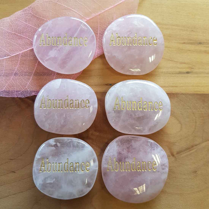 Rose Quartz Abundance Flatstone