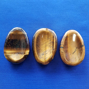 Gold Tigers Eye Worry Stone (approx. 5x3cm)