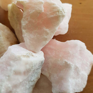 Pink Aragonite Rough Rock (assorted. approx. 3.4-5.5x2.8-4.9x1.9-3.6cm)