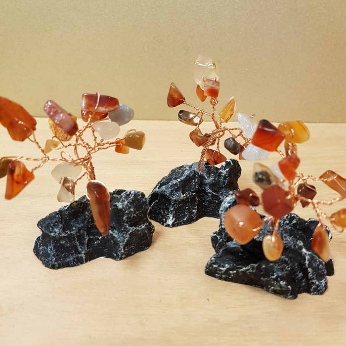 Carnelian Crystal Tree (approx. 7x6cm)