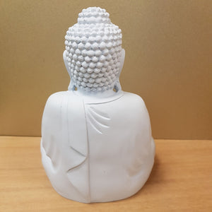 Matte White Buddha Statue (approx. 20cm high)