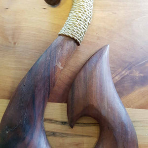 Hei Matau (wooden fish hook approx. 22x11cm)