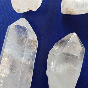 Quartz Natural Point (assorted approx. 6x3.5cm)