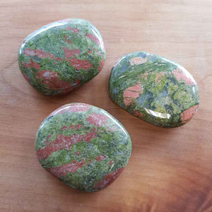 Unakite Flatstone (approx. 5x4cm)