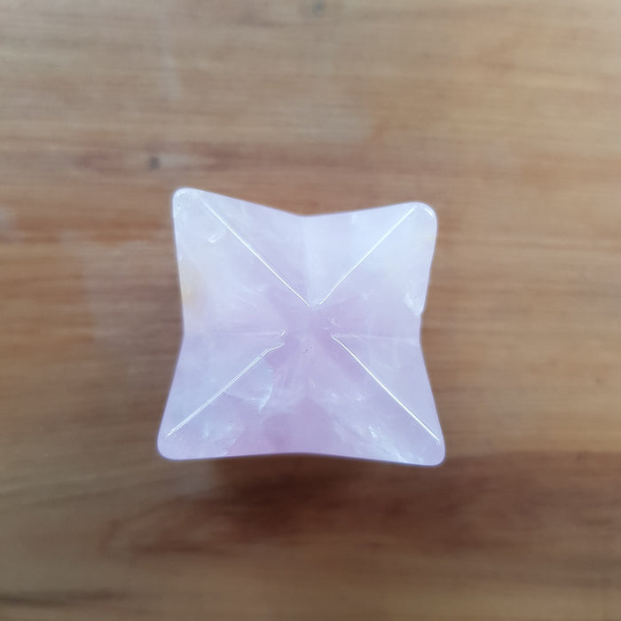 Rose Quartz Merkaba