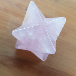 Rose Quartz Merkaba