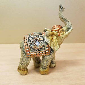 Gold Elephant (approx. 8.5 x 10cm)
