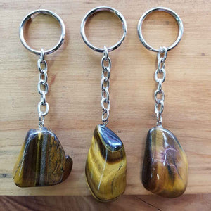 Gold Tigers Eye Keyring